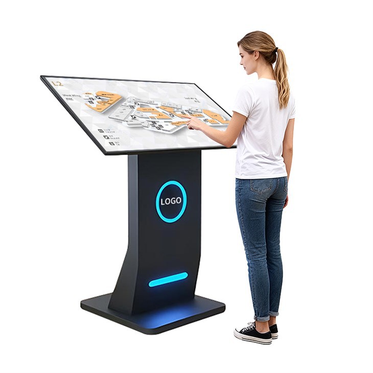 32 hazbeteko informazio kioskoak logotipo argiarekin